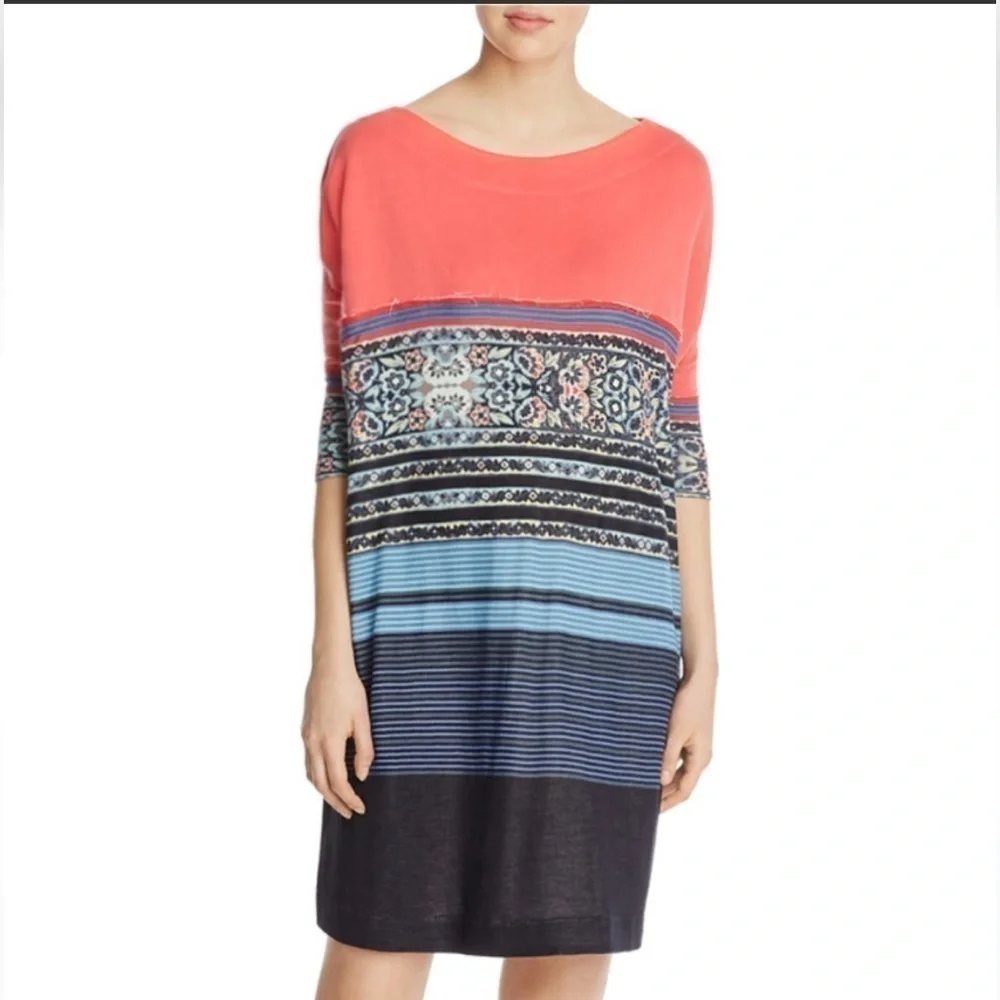 Free People Midi Dress Tunic Modal
